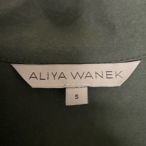 Aliya Wanek olive Phoebe shirt - Picture 3 of 4